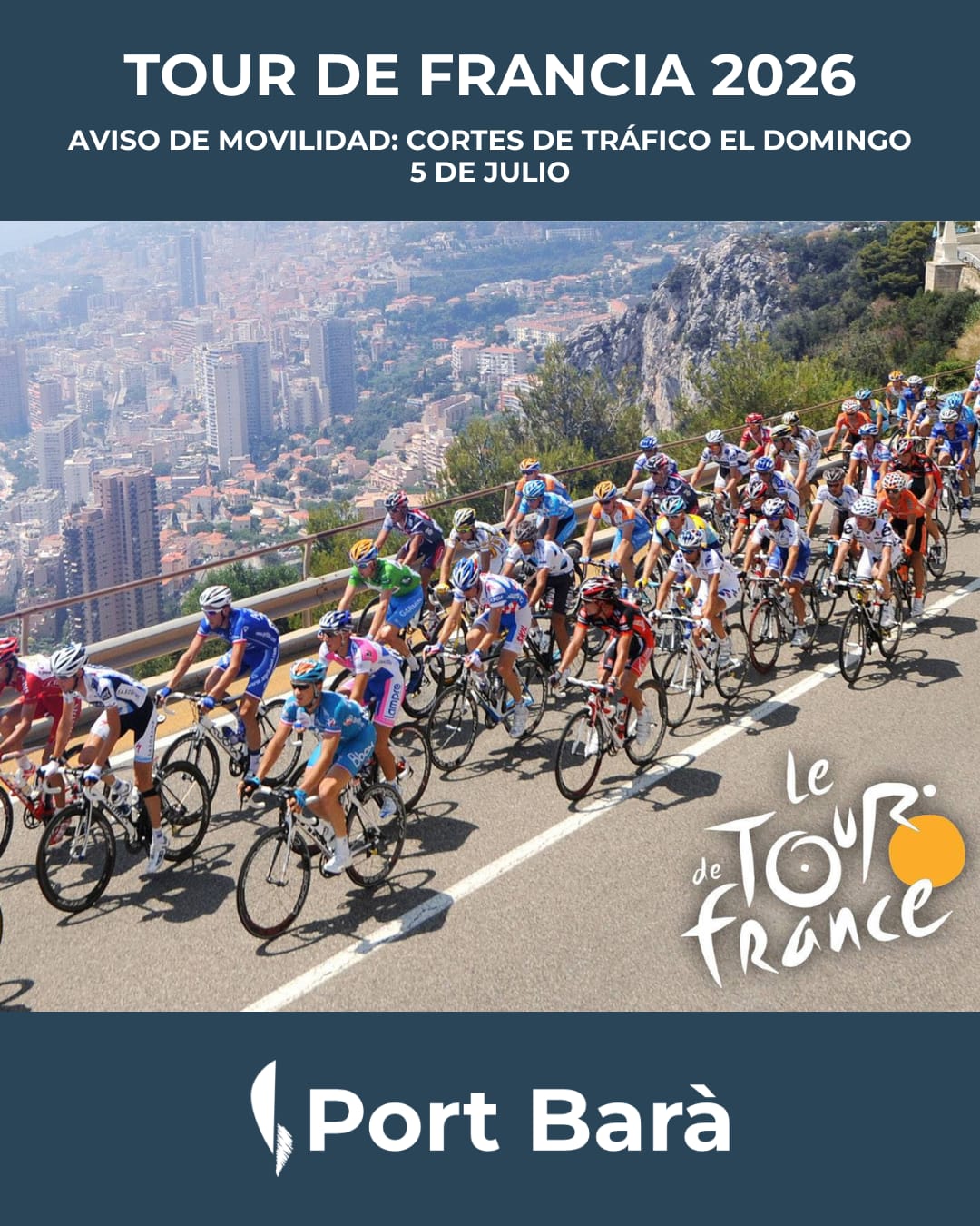publicacion social sobre el tour de francia en roda de bara